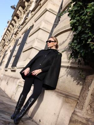 natkastore.com - by Natalia Tarczy - LOU CAPE kabát